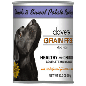 Daves Grain Free Duck & Sweet Potato Canned Dog Food 13oz 12 Case Daves, daves, pet food, gf, grain free, duck, sweet potato, Canned, Dog Food